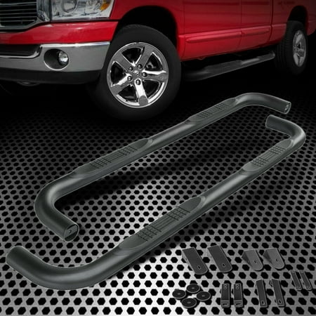 FOR 2002-2009 DODGE RAM 1500-3500 QUAD CAB BLACK 3