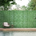 thumbnail image 7 of Yaheetech 38"x116" Solid Leaves Green Decorative Fence, Easy Assembly, Green, 7 of 7