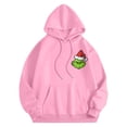 thumbnail image 3 of MIARHB Grinch - Sudadera con capucha para mujer, talla grande, para mujer, con estampado navideño, manga larga, informal, talla 2XL, 3 of 4