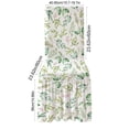 thumbnail image 2 of AYktou Floral-Patterned Dining Room Chair Covers, Full Elastic Upholstery Chair Slipcovers with Skirt Removable Washable Elastic Straps Chair Cover for Dining Room Hotel Ceremony Party Home Decor, 2 of 6