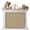 Brown, variant on Vintage Cream Magnetic Fireplace Cover, Fireplace Draft Blocker, Farmhouse Retro Beige Solid Color Fireplaces Blanket for Heat Loss/Cold Air, Fireplaces Draft Stopper Cover for Inside 36"x27"