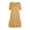Yellow, variant on HBBIKVI Tiered Ruffle T-Shirt Dress for Women Casual Short Sleeve Mini Dress with Relaxed Comfortable Fit for Daily Everyday Vacation Style