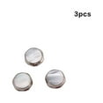 thumbnail image 3 of mmirethe 3 Pieces Trumpet Button Replacement Universal Repair Component Small Music Playing Fingers Keys Brass Instrument Component Type 4, 3 of 8