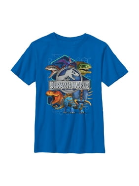 Jurassic World Boys Shirts Tops Walmart Com - roblox t shirt blue dinosaur