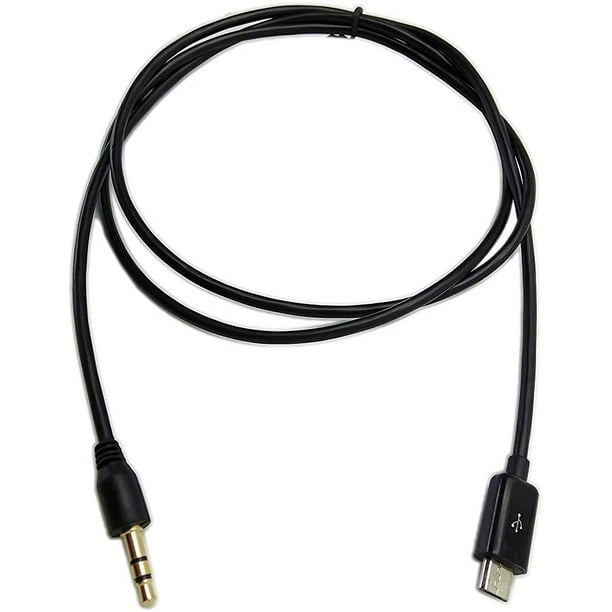 Audio Output CableSinLoon Micro-USB to 1/8 Stereo 3.5mm Audio Car AUX Cable  for Samsung Galaxy S3 i9300 S2 i9100 i9220 (3.2 Feet = 1 Meter Black) 