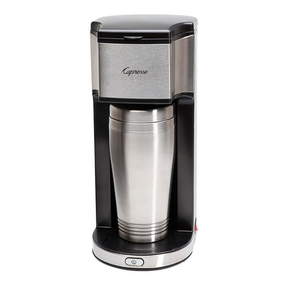 Cafetera Personal Capresso con Termo on The Go 2 Tazas Acero Inox