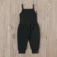 thumbnail image 4 of XXWXYD Toddler Girls Summer Romper Harem Pants Strap Jumpsuit Playdate Jumpsuit Daycare Outfit Quick-Dry Cotton Blend Easy Diaper Change Design, 4 of 8