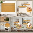 thumbnail image 4 of Shelf Liners for Wire Shelves - 4PCS Foamed PVC Refrigerator Shelf Covers, 24x16x2 in Non-Slip Mats, Keep Food Fresh & Prevent Spills, for Fridge, Closet, Cabinet Organizer, 4 of 6