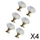 thumbnail image 1 of Paquete de 3-4 6 uds. Perilla acrílica para puerta, cajón, armario, manija, Hardware 4 piezas, 1 of 7