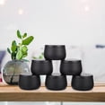 thumbnail image 4 of Lata Redonda De Metal Latas Para Velas Contenedores Vela Té Lata Lata Viaje Tarro De Almacenamiento Vacío Joyero Para Fabricación De Velas Negro, 9 Piezas Betterlifefg, 4 of 5