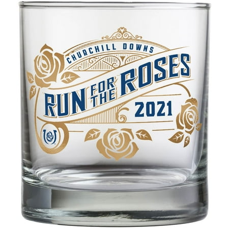 KENTUCKY DERBY 147 DAPPLE DBL OLD FASHION GLASS
