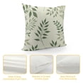 thumbnail image 4 of JRXY  Farmhouse Throw Pillow Covers, Country Rustic Green Leaves Pattern Printed Home Decorations,Cushion Cases for Bed Couch Sofa Car White, 4 of 5