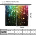 thumbnail image 2 of Rainbow Lights Curtains, Fantasy Colorful Rainbow Polka Dots Printed Window Treatments for Bedroom Living Room, 42" W X 54" L, 2 of 6