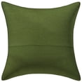 thumbnail image 2 of DK Homewares Bohemian Decorative Sofa Throw Pillow Cover 16 x 16 Inch Cotton Kantha Tropicana Indian Square Couch Cushion Cover (Size - 40x40 cm ; Color: Olive Green ) - 1 Pcs (Cover Only), 2 of 3