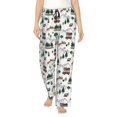 thumbnail image 2 of Lsque Camping Caravan 2 Print Women's Pajama Pants, Lounge Pant - Comfortable Home Wear,Elastic Waistband, Stylish Design-Small, 2 of 9
