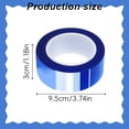 thumbnail image 2 of Adhesive Tape Blue High Temperature 1"x100ft Non-Stick Vinyl Tape for Electronics DIY Craft, 2 of 7