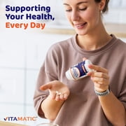 Vitamatic Lactobacillus Salivarius 2 Billion per DR Capsule - 60 Count - Digestive Support - Made with Prebiotic Inulin Fiber