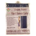 thumbnail image 3 of Venice Home Heavy Duty Vinyl Shower Curtain Liner with 12 Metal Grommets (Navy Blue), 3 of 4