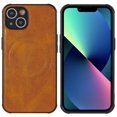 thumbnail image 1 of For Apple Iphone 13 Mini Leather Magnetic 2-in-1 Brown, 1 of 5