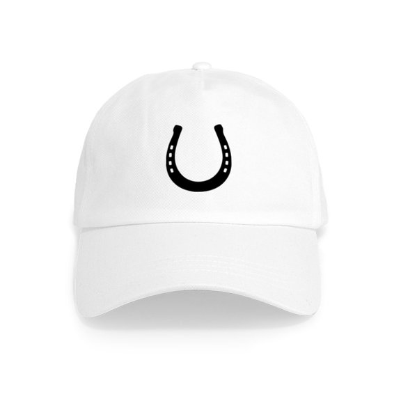 CafePress - Horseshoe Cap - Adjustable 100% Brushed Unisex Casual Cotton Baseball Cap, Beige, 1