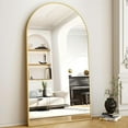 thumbnail image 2 of Mirrasia 77.3" x 38" Full Length Mirror Full Body Oversize Mirror, Gold, 2 of 5