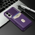 thumbnail image 6 of ELEHOLD Wallet Case for Samsung Galaxy S25 Edge, 2-in-1 Magnetic Leather Phone Case with RFID Blocking Card Holder Detachable Wallet ,Strong Magnetic Wireless Charging Compatible ,Purple, 6 of 7