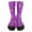 Purple-PP Home Decor, variant on karymi Fun Cartoon Banana Pattern Crew Socks for Men and Women Unisex Soft Comfortable Stretchy Casual Socks Assorted Colors Fits Lightweight Breathable Gifts for Women