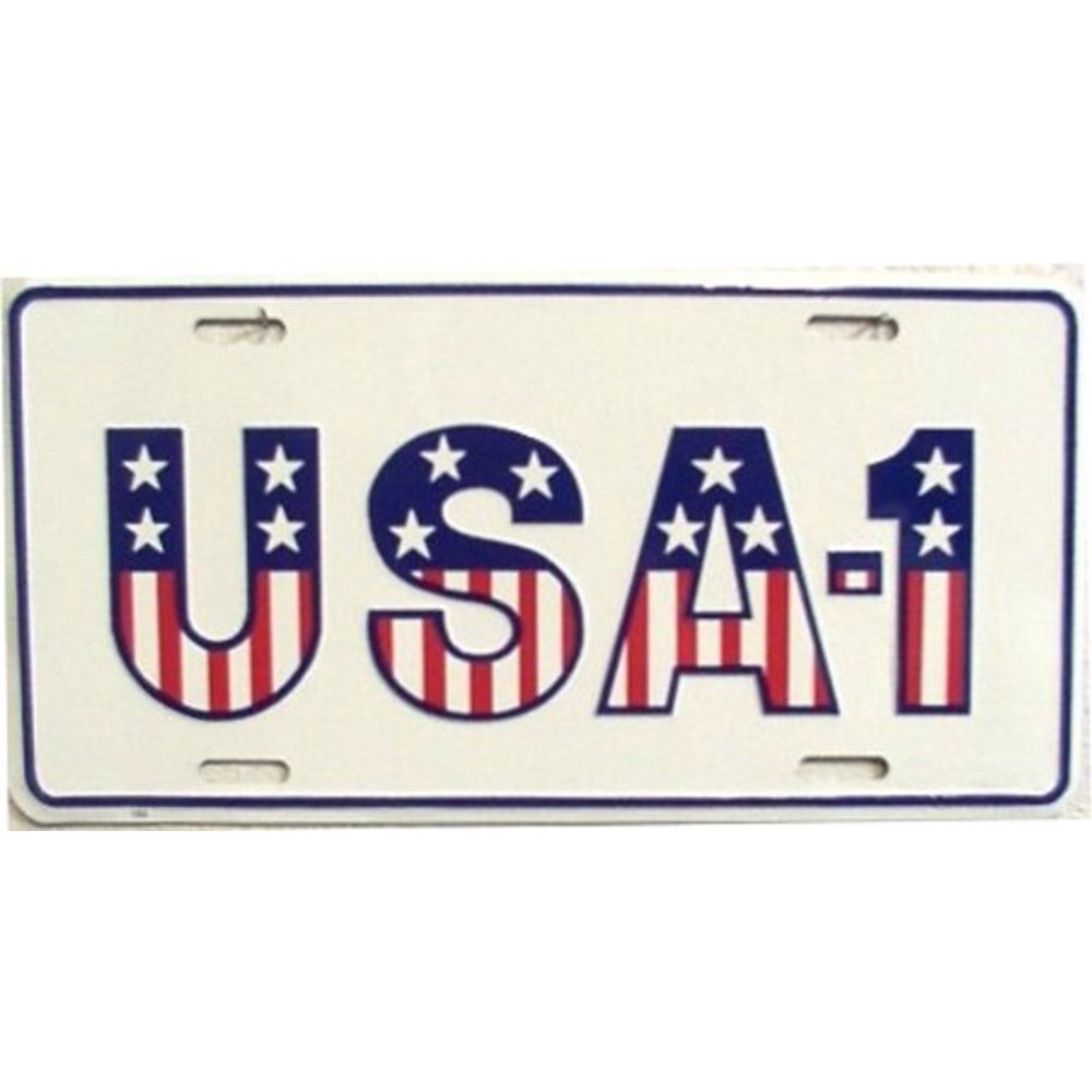 USA1 License Plate