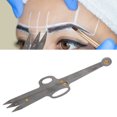 thumbnail image 4 of Eyebrow Stencil, Professional Design Improve Efficiency Eyebrow Ruler  For Eyebrows Makeup, 4 of 8