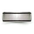 thumbnail image 3 of Chisel Stainless Steel Brushed with Black Rubber 8mm Band, 3 of 7
