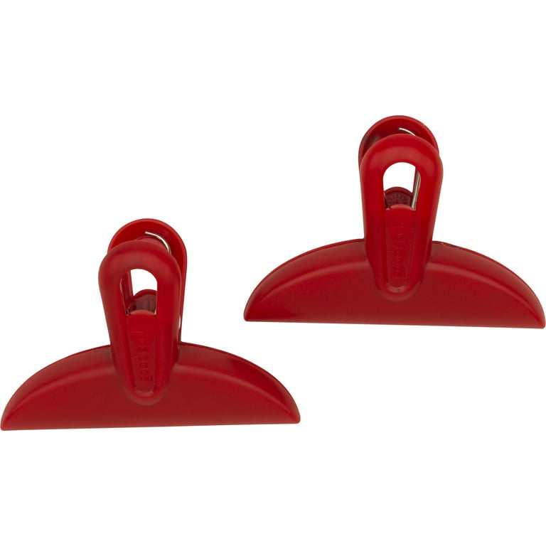 Red Large Heavy Bag Clips Files Clips Large Clips For Food - Temu