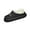 Black, variant on Women's Warm Fleece Lined Slippers, Waterproof Anti-Slip EVA Clogs with Low Heel Wrap, Cozy Indoor Outdoor Winter Slide Sandals