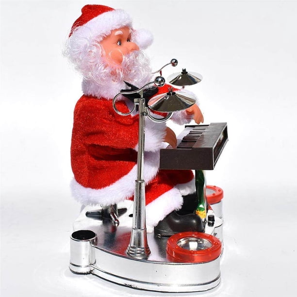 serony Kids Santa Claus Playing Realistic Piano Music Dolls Lovely