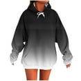 thumbnail image 3 of Aboser Oversized Hoodies for Women Fall Fashon Gradient Graphic Sweatshirts Loose Fit Casual Pullover Cozy Long Sleeve Hoodie Tops with Pocket Black XXL, 3 of 6