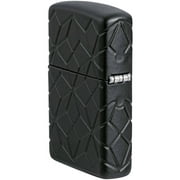 Zippo 46756 Armor Crystal Design Matte Black Metal Pocket Lighter