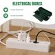 thumbnail image 5 of TABLETREANDS Caja De Conexión Eléctrica Verde Con Cubierta Impermeable Para Protección De Cables En Exteriores, 5 of 6