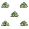 thumbnail image 1 of Bewildely Gorros de ducha para el cabello Estampado de flores Banda elástica impermeable Dobladillo de lazo Gorro de baño Sombrero rizado Type2 NO2, 1 of 6