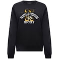 thumbnail image 2 of Women's Levelwear Black Nashville Predators Yvette Limelight Big Letter Sweatshirt, 2 of 3