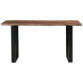thumbnail image 5 of Coast To Coast Imports Brownstone II Wood Top Nut Brown Console Table, 5 of 8