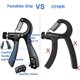 thumbnail image 4 of Entrenador de fuerza de agarre con contador inteligente, resistencia ajustable 11-132 lbs (5-60kg), ejercicio antideslizante para el dedo perfecto para la construcción del músculo del antebrazo Feliz Sencillez, 4 of 5
