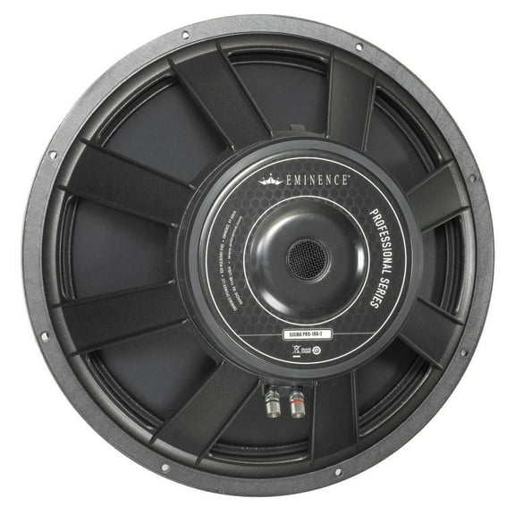 Eminence Professional Series Sigma Pro 18A-2 18" Bass Speaker, 650 Watts at 8 Ohms
