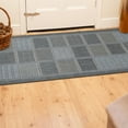 thumbnail image 4 of Ottomanson Jardin Boxes Design 2x5 Non Shedding Indoor Runner Rug, 2' x 5', Gray, 4 of 8