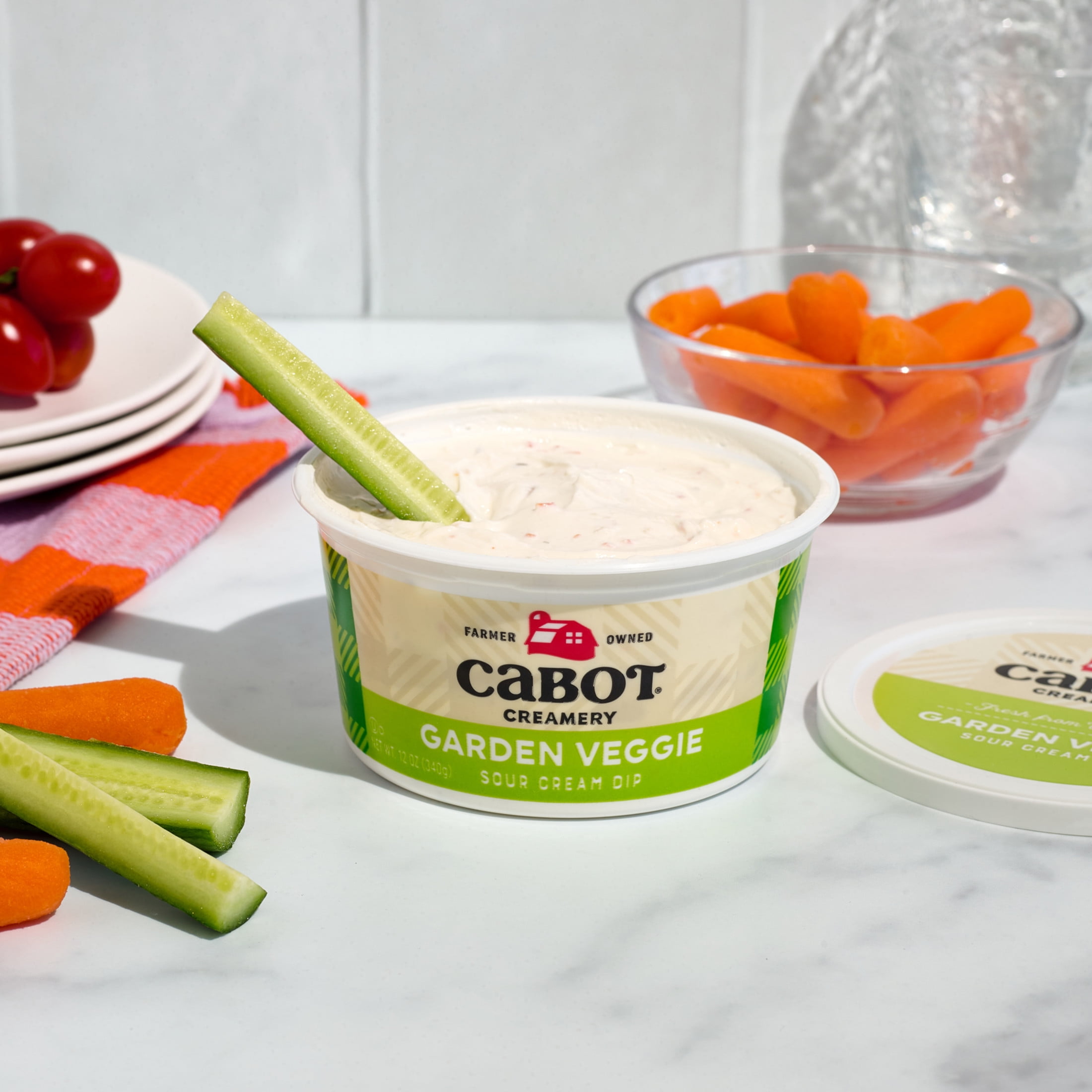 Cabot Creamery Dip Garden Veggie 12 oz (Refrigerated Spread)