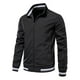 thumbnail image 2 of Abrigo de chaqueta de motocicleta con bolsillo a prueba de viento y cremallera informal a prueba de calor para hombres Pompotops  oipoqjl26477, 2 of 9
