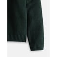 thumbnail image 3 of Wonder Nation Boys Quarter Zip Sweater with Long Sleeves, Sizes 4-18 & Husky, 3 of 3