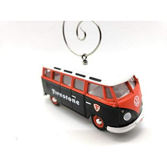 1964 Volkswagen VW Type 2 Samba Bus Custom Christmas Ornament 1:64 Diecast Firestone