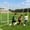 White-18x7FT, variant on SLSY Steel Soccer Goals, 18x7/21x7/24x8 ft Soccer Goals for Backyard, Full Size Soccer Goal for Teens & Adults Training