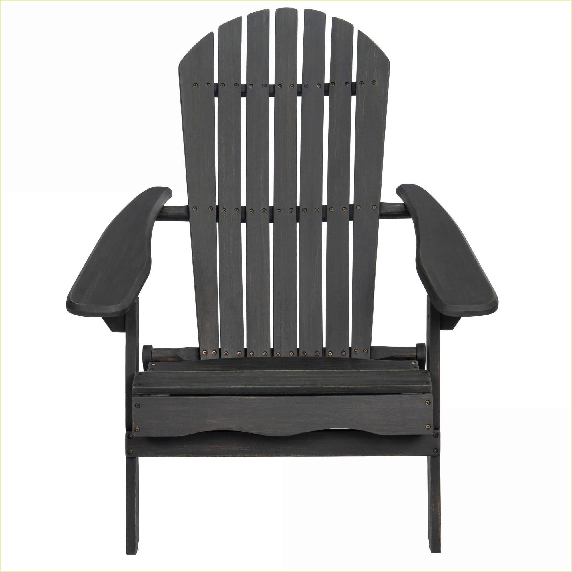 Outdoor Adirondack Chair | Rustic Foldable for Patio Backyard Porch | Acacia Wood | Slat Back