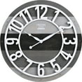 thumbnail image 2 of FirsTime & Co. White And Gray Shabby Planks Wall Clock, Farmhouse, Analog, 27 x 1.75 x 27 in, 2 of 4