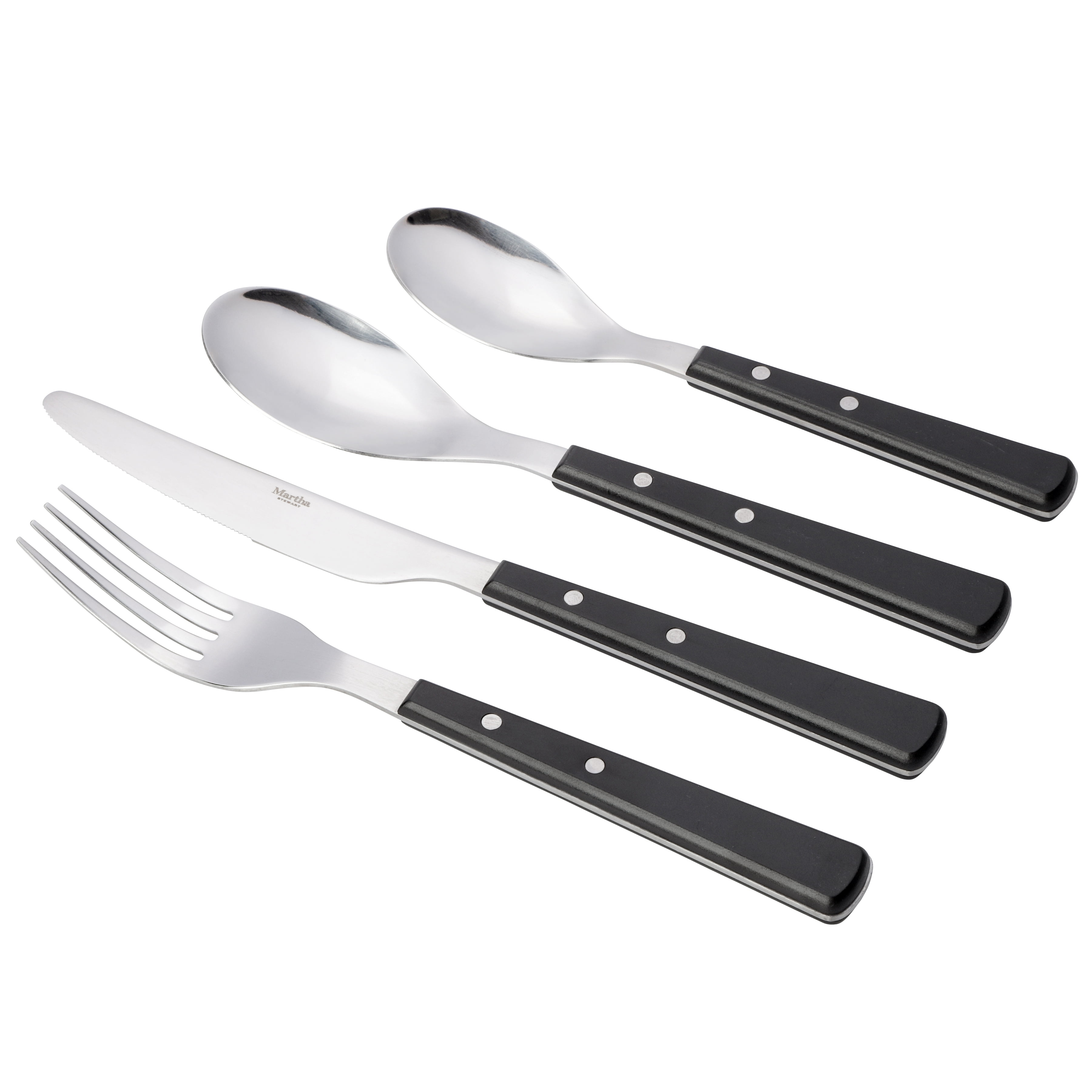 Martha Stewart Charles 20-Piece Stainless Steel Flatware Set - 20587609